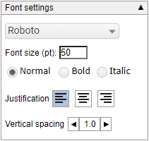 font-panel